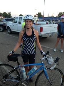 At 5:55 a.m. Fresh and ready to go