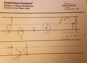 This is what it's like to struggle with number formation. Go ahead and tell me I need to come in over recess. 