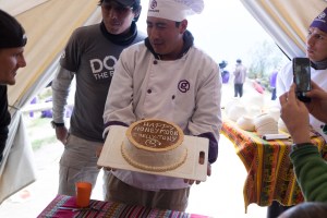 Cake at high altitude. How did they do that?