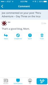 This is the most important comment I have ever received.