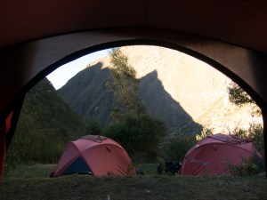 A tent with a view