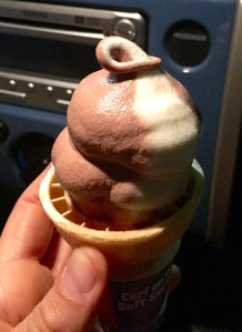 Why can't we all just get along like the flavors in this cone?