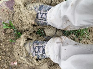 Mud is the equivalent of ankle weights, right?